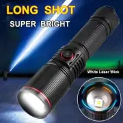 9000LM Super Bright Tactical Flashlight Rechargeable Camping Light Torch Lamp