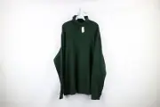 NOS Vtg 90s Ralph Lauren Mens 2XL Heavyweight Long Sleeve Turtleneck Shirt Green