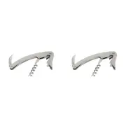 2PK Wiltshire Stainless Steel Waiters Friend Corkscrew/Bottle Opener Tool