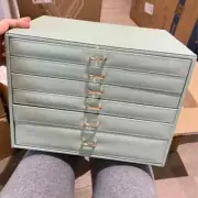 Big Size Jewelry Boxes Organizer Display Storage Drawer Necklace Earrings Case
