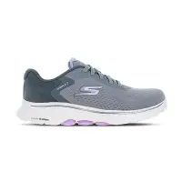 在飛比找Yahoo奇摩購物中心優惠-Skechers Go Walk 7 女鞋 灰紫色 寬楦健走