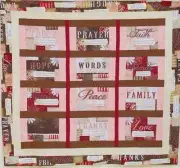 "Words To Live By" Handmade Quilt