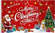 Arosche Christmas Flag 3x5 Ft Double Printed Reindeer Snowman Christmas Tree Santa Claus Merry Christmas Xmas Flag Backdrop Hanging Outdoor Flag Party Supplies for Indoor Outdoor Garden,Lawn,Yard,