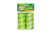 Sabco Lint Buddy Roller Refill, Green, 30 Easy Peel Sheets Roll, 2 Rolls/Pack