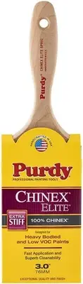3" Purdy 144580930 Chinex Elite Sprig Paint Brush, Flat Sash, Beavertail