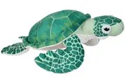 Wild Republic: Living Ocean Green Shell Sea Turtle - 20" Plush