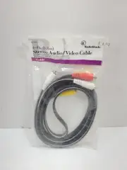 RadioShack RCA/Phono Male to Male Audio Video Cables & Interconnects 6ft