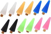 VINTORKY Replacement Nail Picker Pen Tip 12pcs Dotting Pen Wax Tips Hotfix Rhinestones Tool Set for Handcraft Decorations