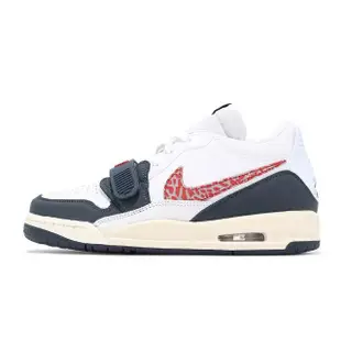 【NIKE 耐吉】休閒鞋 Air Jordan Legacy 312 Low GS 大童鞋 女鞋 藍 紅 爆裂紋(CD9054-146)