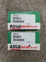 ASCO RedHat 302133 Valve Kit ASCO BULLETIN 8320 OLD STOCK, NEW IN BOX, LOT OF 2