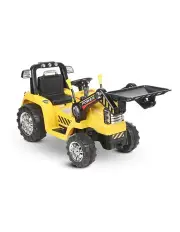[Rigo] Kids Electric Ride On Car Bulldozer Digger Yellow