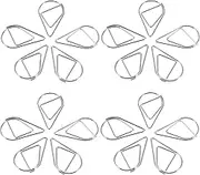 COHEALI 100pcs Cute Paper Clips Teardrop Stainless Steel Drop-Shaped Paper Clips Bookmarks Paper Clips Clamps for Memo Paper Photo Office School Supplies Wedding Invitations Crafts Scrapbooking