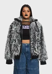 [Current Mood] Plus Need No Protecting Faux Fur Jacket