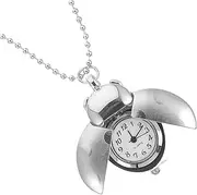 [TOGEVAL] 1pc Pocket Watch Hanging Watch Digital Watches Vintage Watches for Men Medical Watch Car Digital Fob Watch Fob Watches Chained Design Watch Clothing Accessories Quartz Silver