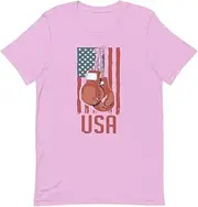 [Teegarb Letter Blanket] Novelty USA Boxer Gloves Nationalistic Sparring Grappling Hilarious