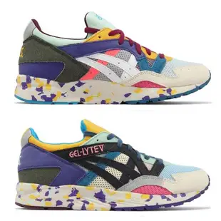 Asics 休閒鞋 GEL-Lyte V 男鞋 彩色 麂皮 皮革 拼接 復古 運動鞋 補丁 亞瑟士 1201A763960