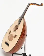 Hand Made Turkish Oud Mahogany Wood - Oriental Musical Instrument Lute with Soft Case & Kurschner Strings Installed