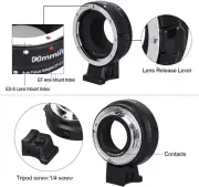 CM-EF-EOS M Auto-Focus Lens Mount Adapter for EF/EF-S Lens to Canon EOS M (EF-M
