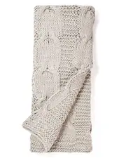 Amity Home Micah Cable Knit Throw