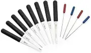 AIMALL 12PCS Broken Key Extractor Tool Kit with Hooks & Needles for Locksmiths, Mechanics, and Home Use - Hand Tools for Lock Removal and Key Extraction