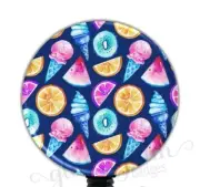 Ice Cream Retractable Badge Reel, Summer Badge Holder, Fun ID Badge Reel GG6101