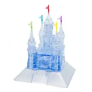 3D Dark Blue Grand Castle Crystal Puzzle