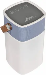 Lava BrightSounds 2 Wireless Bluetooth Speaker W/LED Lamp Powerbank Charger Blue