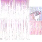 Shimmer Foil Curtain Shining Curtain Foil Door Curtain Iridescent Foil Curtain