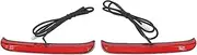 Motorcycle Indicators Turning For Harley For Touring For Road King For Street Glide FLHR CVO Motorcycle LED Indicator Run Turn Brake Lights Running(Red)
