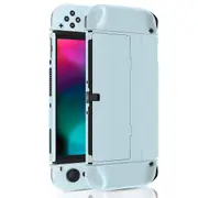 Nintendo Switch OLED Hard Shell Case Handheld Grip for Console and Joy-Con Controllers - Matte Blue