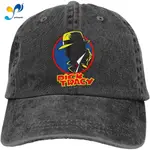 DICK TRACY PROFILE 中性牛仔帽經典可調節 CASQUETTE 卡車司機帽黑色