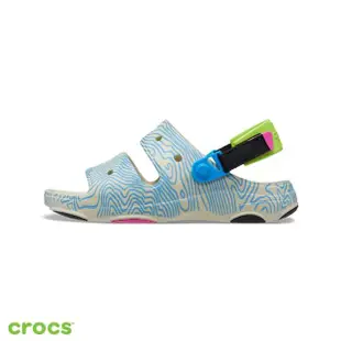 【Crocs】中性鞋 經典地形圖特林涼鞋(208254-2Y3)