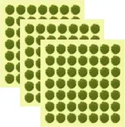 VGOL 3pcs 147 Grain Grass Tufts Artificial Static Grass Self Adhesive Woodland Tufts for Model Landscapes DIY Craft Grass Green