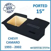 Chevy Camaro 15" Single Ported Sub Box Subwoofer Enclosure For Kicker Solo Baric