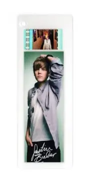Justin Bieber - 35mm Film Cell Bookmark Collectible Memorabilia Gift