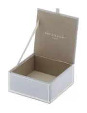 [One Six Eight London] SARA Mist Small Jewellery Box in Blue
