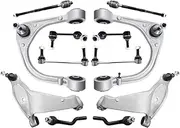 12pcs Front Lower Control Arm Ball Joint Tie Rod Link Suspension Sets Compatible For Cadillac CTS RWD 2008 2009 2010 2011-2014