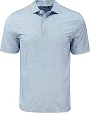 [Cutter & Buck] Pike Eco Diamond Dot Print Recycled Mens Big & Tall Polo