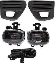Car Fog Lights For N&issan For Patrol For PATROL 2020-2023 Front Bumper Fog Lamp Daytime Running LED Fog Light Assembly With Wiring Harness Kit Car Front Bumper Fog Light