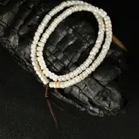 在飛比找蝦皮購物優惠-佛珠108藏式老珍珠文玩打磨油潤手串通透瑪尼珠靈骨散珠足數念