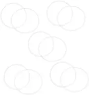 10Pcs Sealing Gasket Washer Assortment Kit for Water Filter Systems and Heat Resistant Sealing Rings for Automotive Hydraulic and Home Appliances
