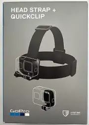 GOPRO Head Strap + Quickclip NEW!