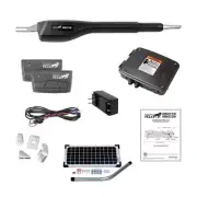 Mighty Mule Smart Automatic Single Swing Gate Opener + Solar Panel Combo Kit