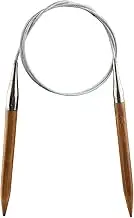 Weabetfu Bamboo Circular Knitting Needle,40-inch Length for Handmade Creative DIY and Any Weave Yarn Projects,US Size 11(8mm)