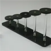 1 X Acrylic Ladder Display Shelf Stand Showcase for Action Figure Toys Cosmetics