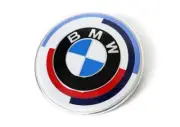 BMW Genuine 50 Year 82mm Blue Red White Roundel Badge TRUNK EMBLEM 51148087193
