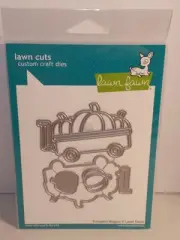 New Lawn Cuts Pumpkin Wagon Stand-Alone Dies Lawn Fawn