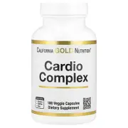 California Gold Nutrition, Cardio Complex with CardioAmino Blend, CardioPhyto Blend and Coenzyme Q10, 180 Veggie Capsules