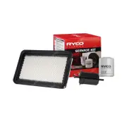 Ryco Oil Air Fuel Filter Service Kit for Ford Telstar AX AY V6 2.5L Petrol