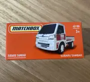 Matchbox 2022. Subaru Sambar. 43/100. White.